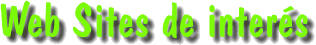 Web Sites de inter&eacute;s